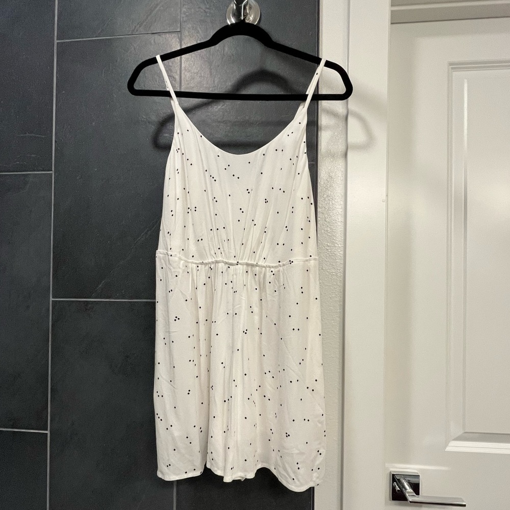 White polka dotted jumper